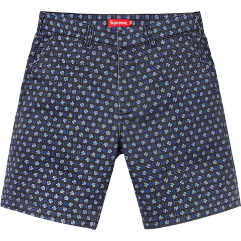 パンツ Black Foulard 32 19SS Supreme Work Short Work Short - spring/summer 2019 - Supreme