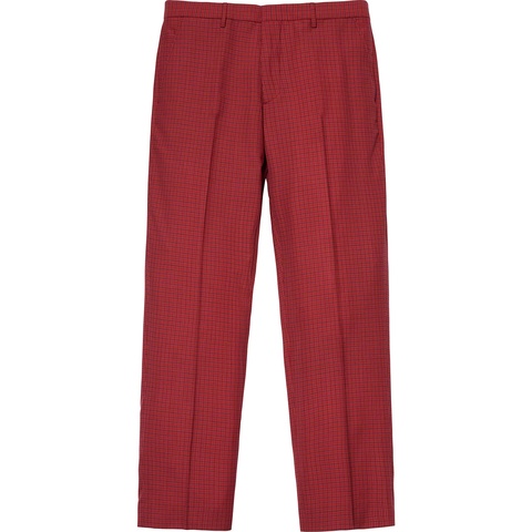 Supreme Plaid Suit - Red