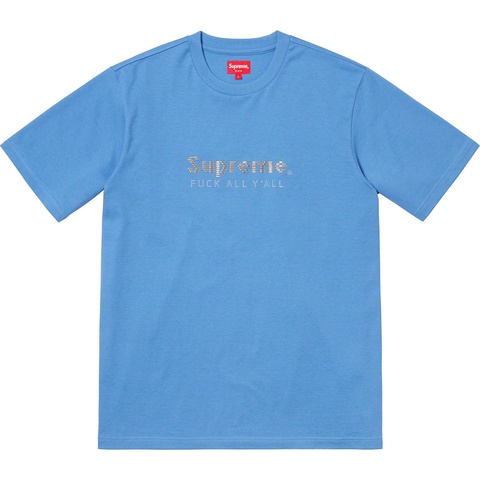 Supreme Gold Bars Tee - Columbia Blue