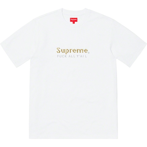Supreme Gold Bars Tee - White