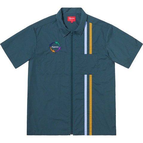 Zip Up S/S Work Shirt - spring/summer 2019 - Supreme