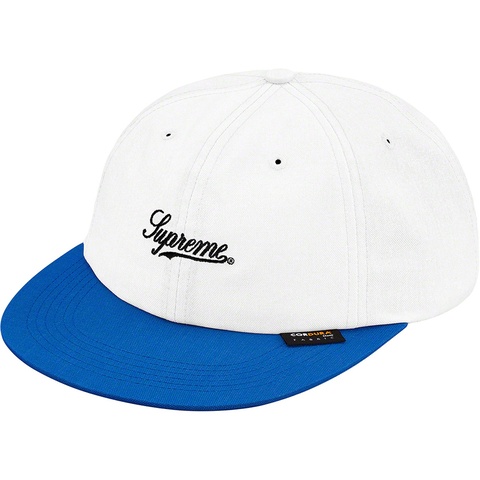 Supreme Cordura® Script Logo 6-Panel - White