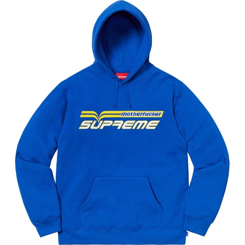 Supreme Motherfucker Hooded Sweatshirt - Royal