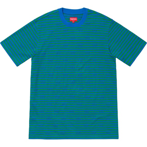 Supreme Logo Stripe S/S Top - Royal