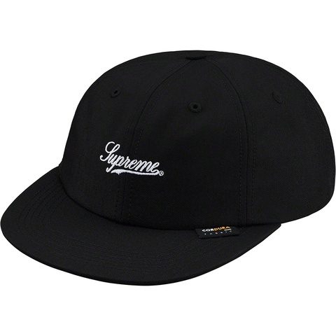 Supreme Cordura® Script Logo 6-Panel - Black