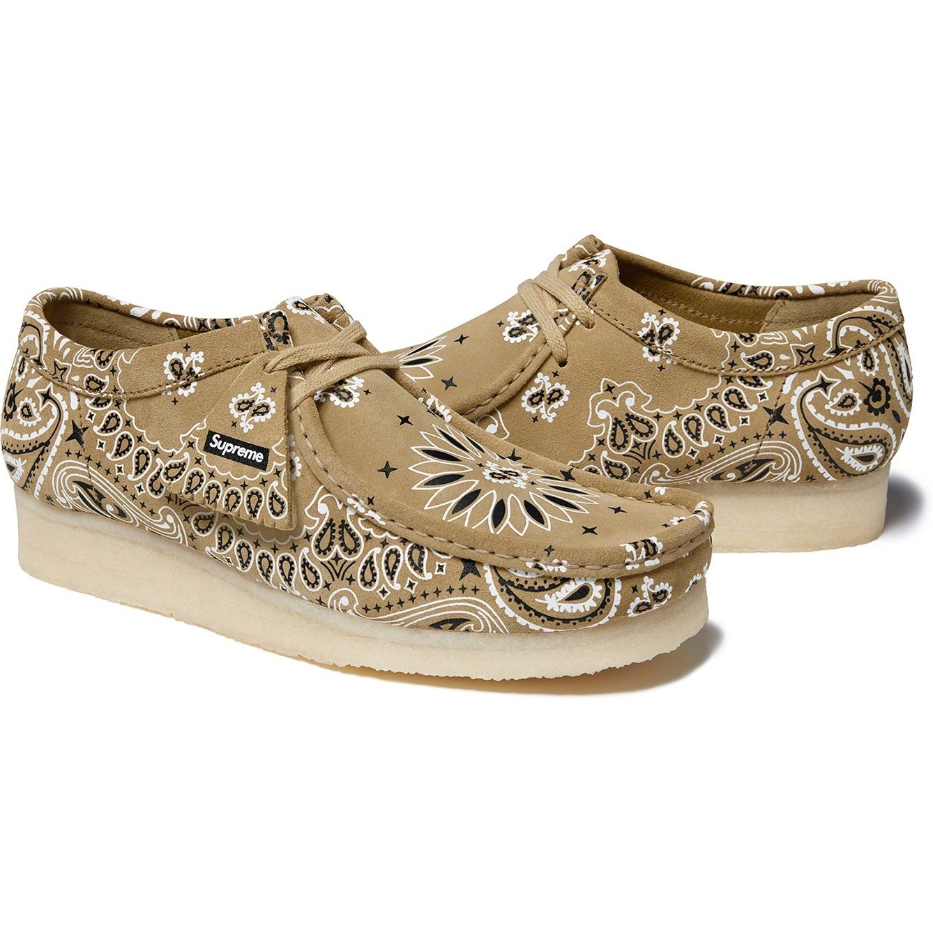 Supreme Supreme Clarks Originals Bandana Wallabee (SS19) - Tan - $198