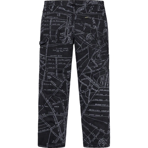 Gonz Map Denim Painter Pant - spring/summer 2019 - Supreme