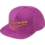 Supreme Metallic Logo Corduroy 5-Panel (SS19) - Purple