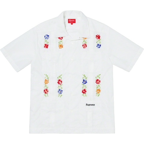 【完売品】supreme Flowers Guayabera S/S Shirt Flowers Guayabera S/S Shirt - spring/summer 2019 - Supreme