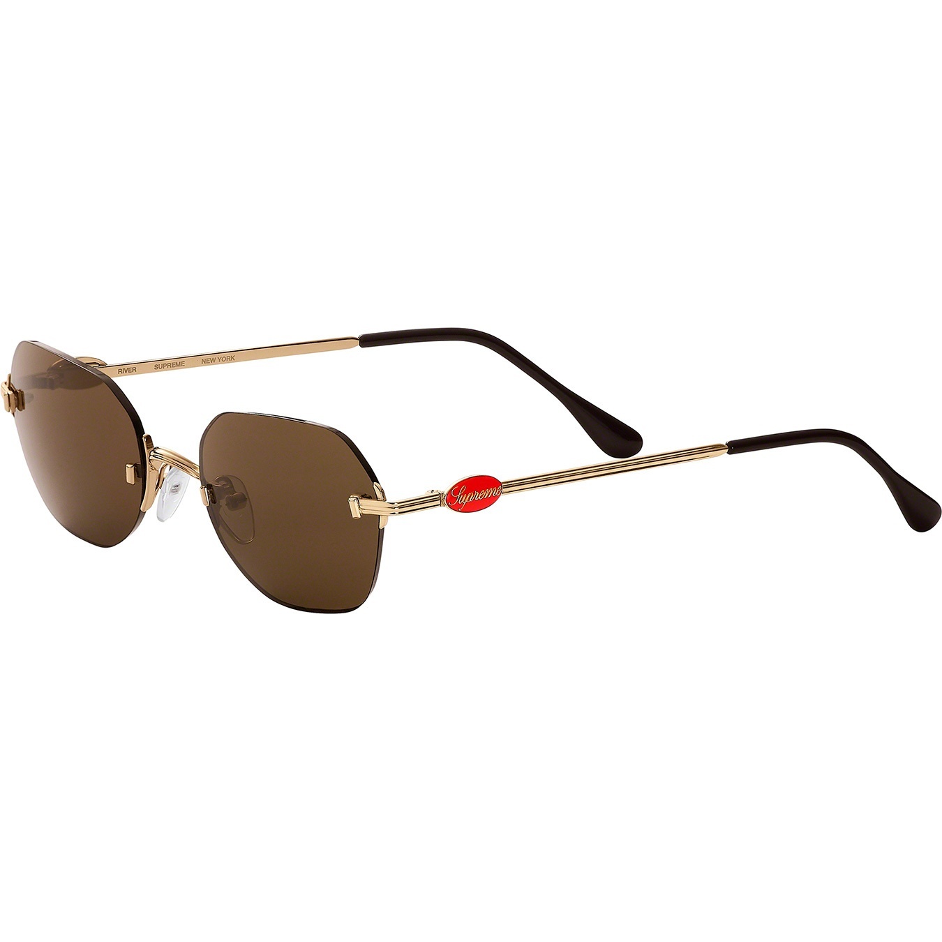 Supreme River Sunglasses (SS19) - Brown - $188