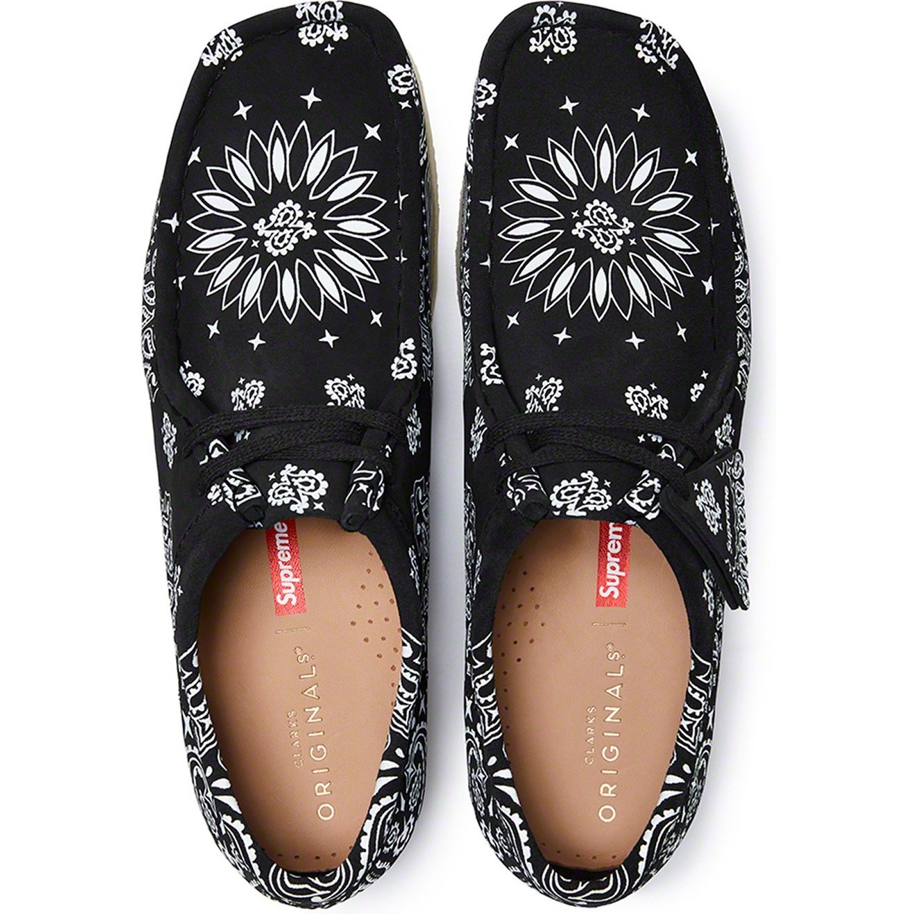 Supreme Supreme Clarks Originals Bandana Wallabee (SS19) - Black - $198