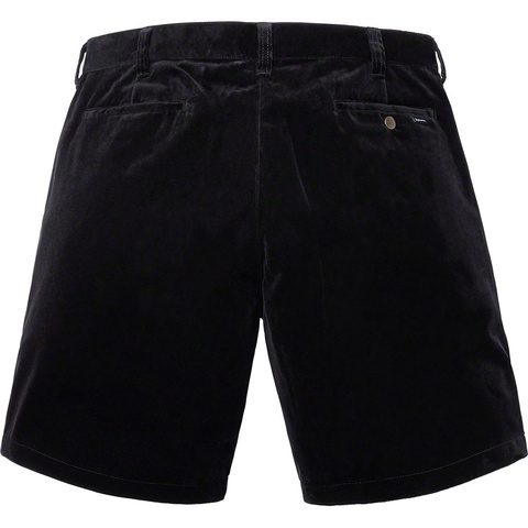 Supreme Velvet Work Short - Black