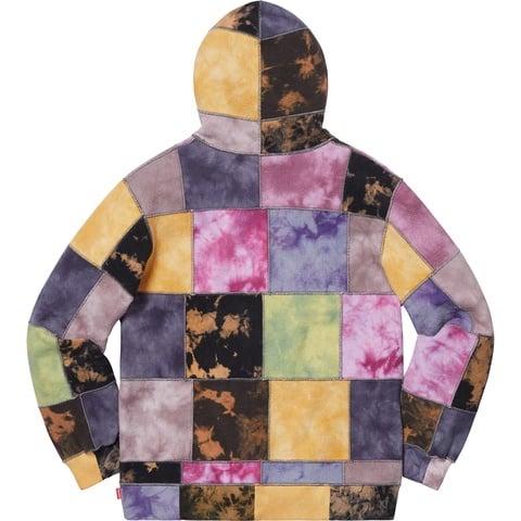 Supreme Patchwork Tie Dye Hooded Sweatshirt - Tie Dye 