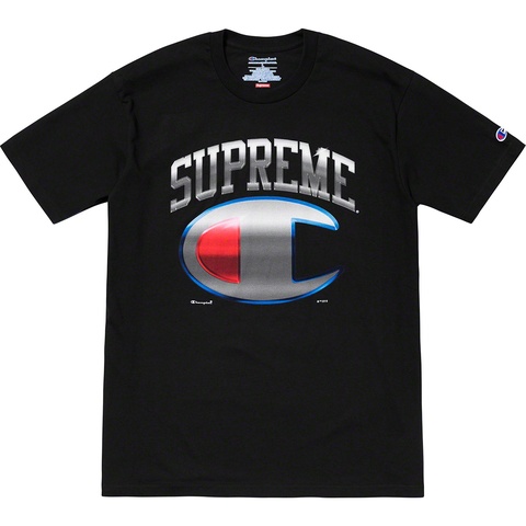 Supreme Supreme®/Champion® Chrome S/S Top - Black