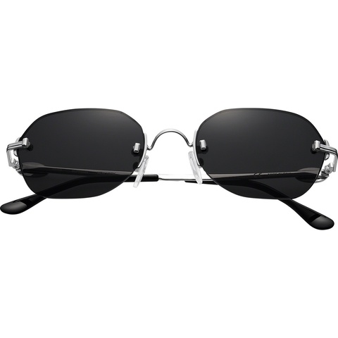 Supreme River Sunglasses - Silver