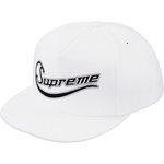 Supreme Metallic Logo Corduroy 5-Panel (SS19) - White