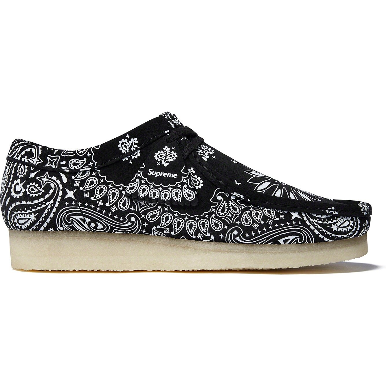 Supreme Supreme Clarks Originals Bandana Wallabee (SS19) - Black - $198