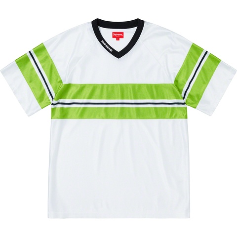 Supreme Dazzle Chest Stripe S/S Top - White