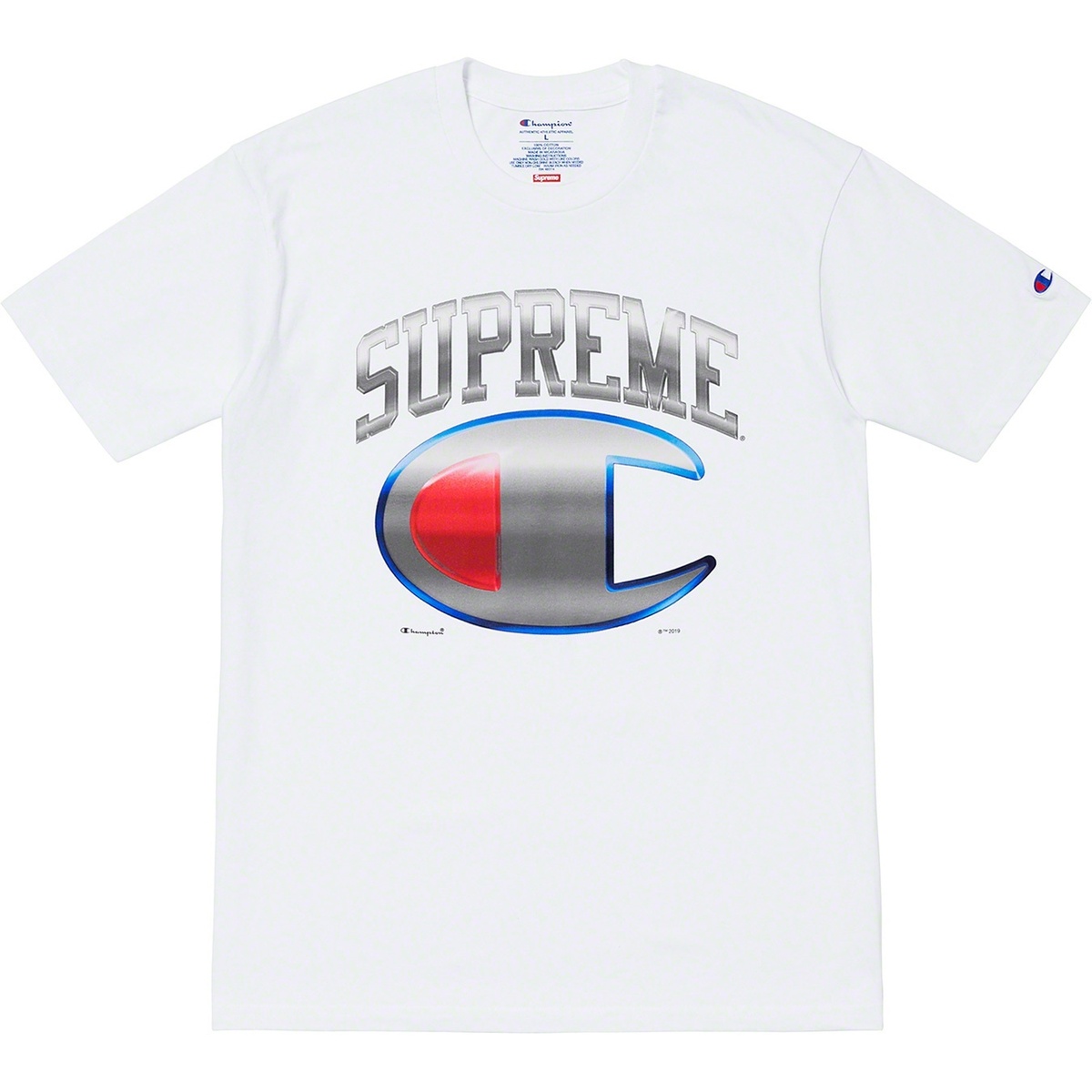 チャンピオン コラボ supreme tシャツ Supreme®/Champion® Chrome S/S Top - Supreme