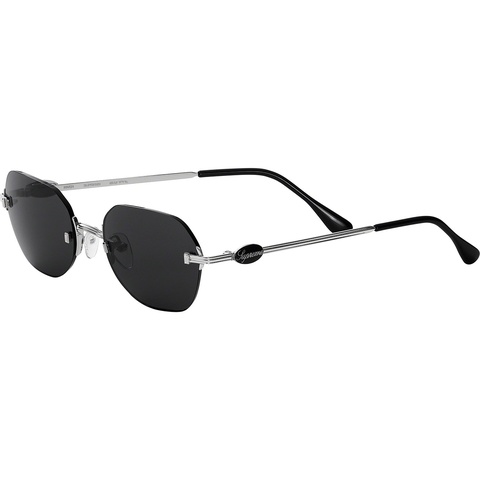 Supreme River Sunglasses - Silver