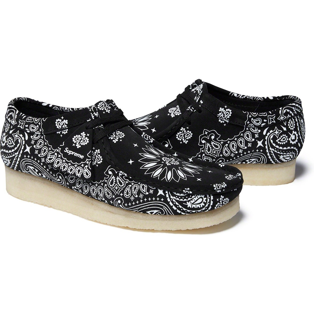 Supreme Supreme Clarks Originals Bandana Wallabee (SS19) - Black - $198