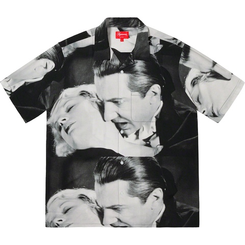 Supreme Bela Lugosi Rayon S/S Shirt - White