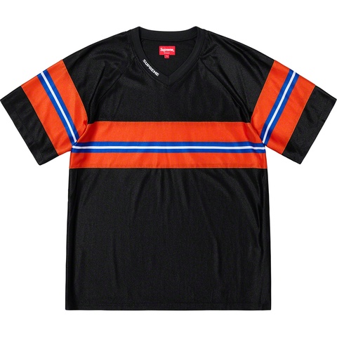 Supreme Dazzle Chest Stripe S/S Top - Black