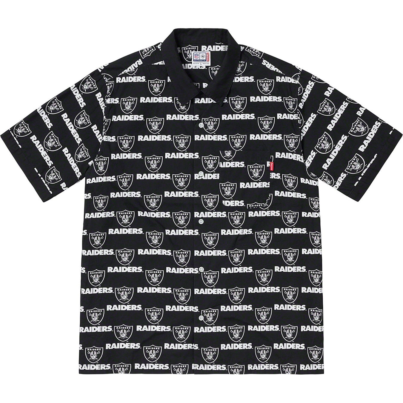 Supreme Supreme NFL Raiders '47 S S Shirt (SS19) - Black - $128
