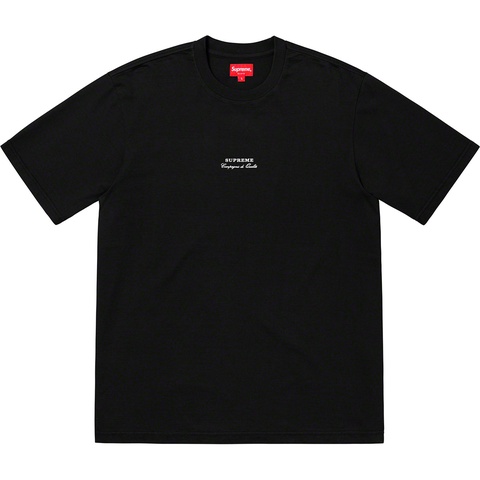 Supreme Qualite Tee - Black