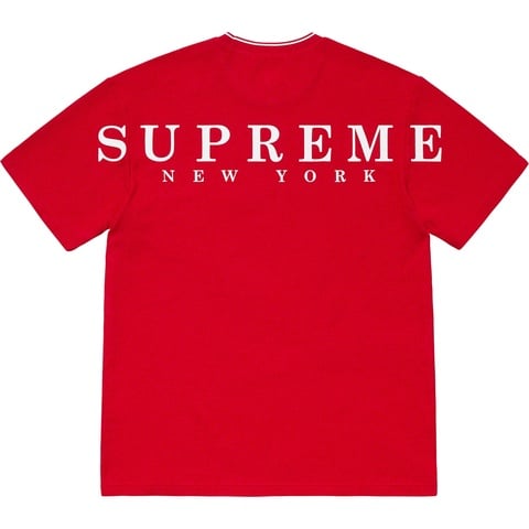 Supreme Stripe Rib Waffle Top - Red