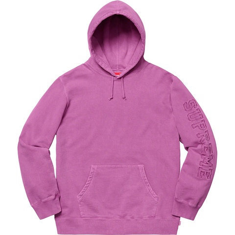 Supreme Overdyed Hooded Sweatshirt - Magenta