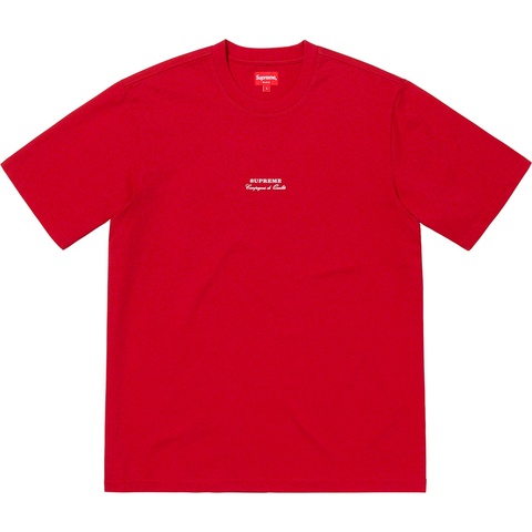 Supreme Qualite Tee - Red