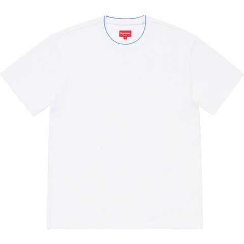 Supreme Stripe Rib Waffle Top - White