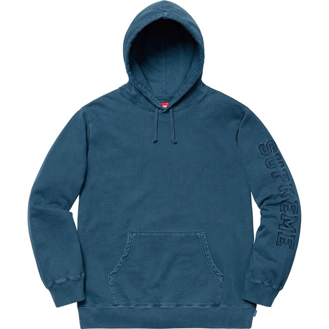Supreme Overdyed Hooded Sweatshirt - Navy