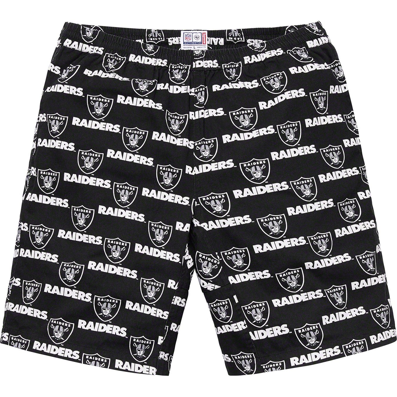 Supreme Supreme NFL Raiders '47 Twill Short (SS19) - Black - $118