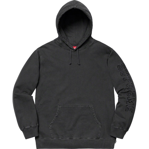 Supreme Overdyed Hooded Sweatshirt - Black