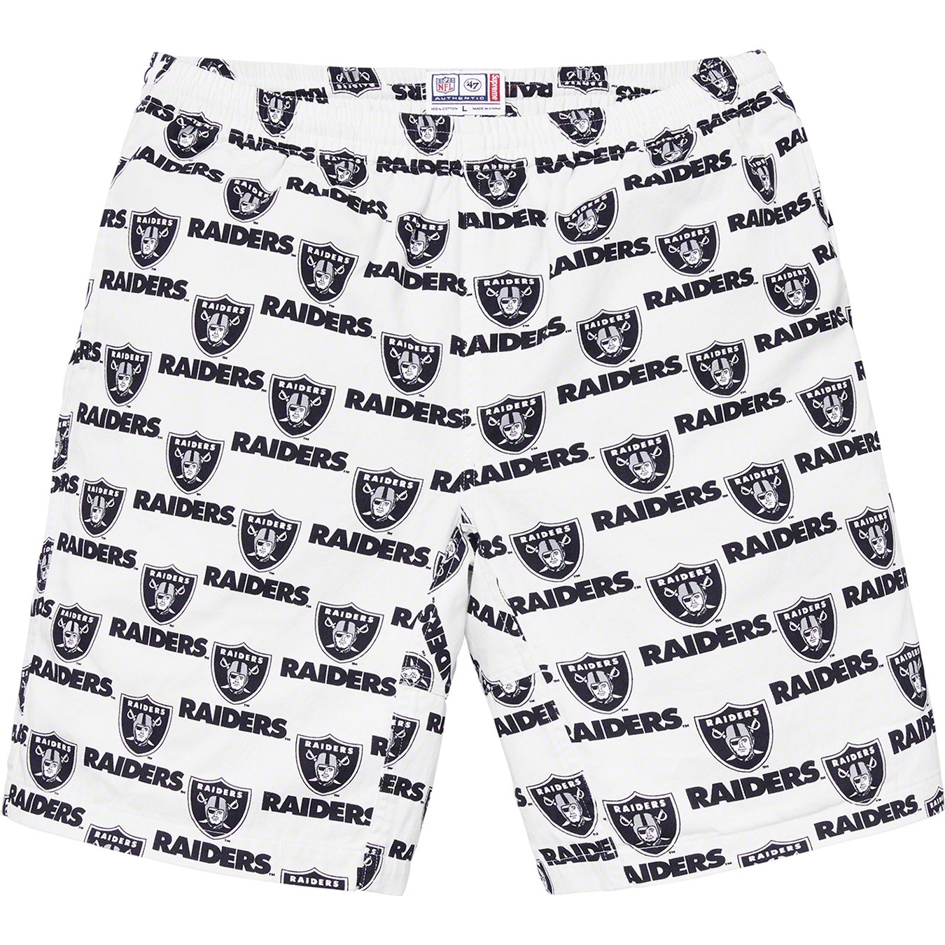 Supreme Supreme NFL Raiders '47 Twill Short (SS19) - White - $118