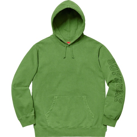 Supreme Overdyed Hooded Sweatshirt - Green