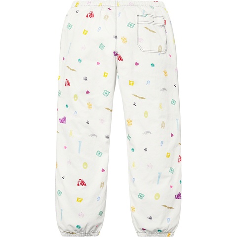 Supreme Deep Space Skate Pant - White