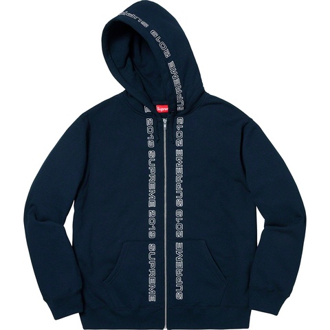 Supreme Topline Zip Up Sweatshirt - Navy