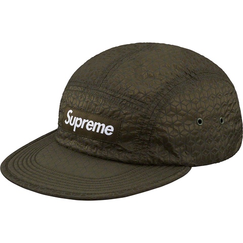 Supreme Geometric Ripstop Camp Cap - Olive