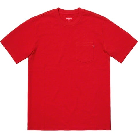 Supreme S/S Pocket Tee - Red