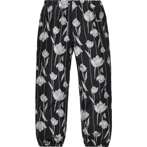 Supreme Floral Silk Track Pant - Black