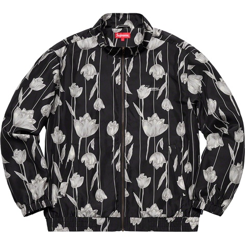 Supreme Floral Silk Track Jacket - Black