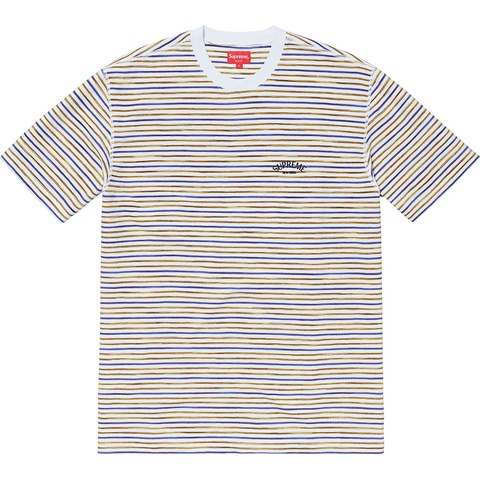 Supreme Stripe Thermal S/S Top - White