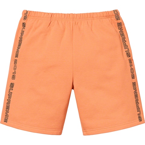 Supreme Topline Sweatshort - Pale Orange