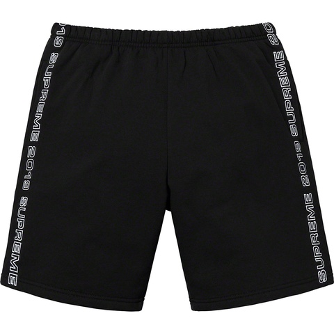 Supreme Topline Sweatshort - Black