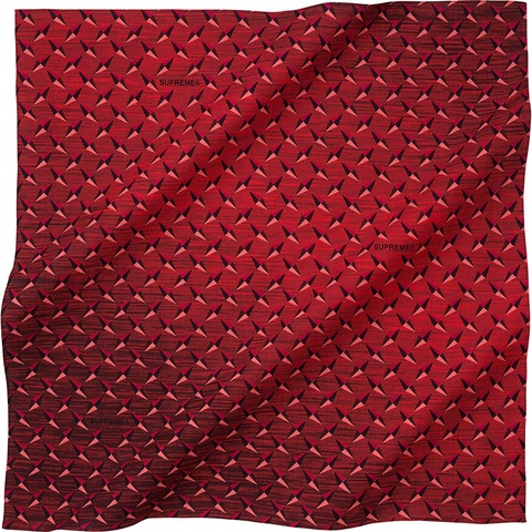 Supreme Diamond Plate Bandana - Red