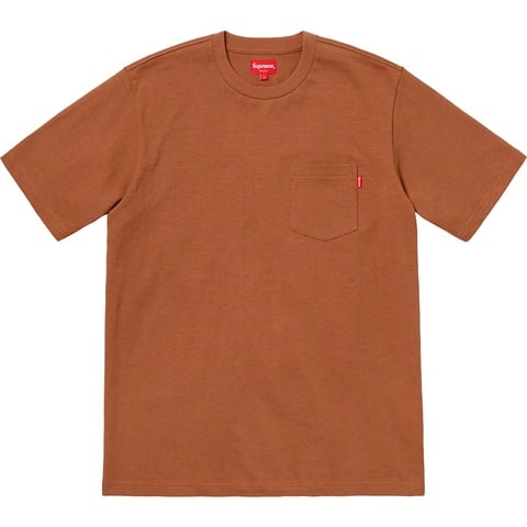 Supreme S/S Pocket Tee - Rust