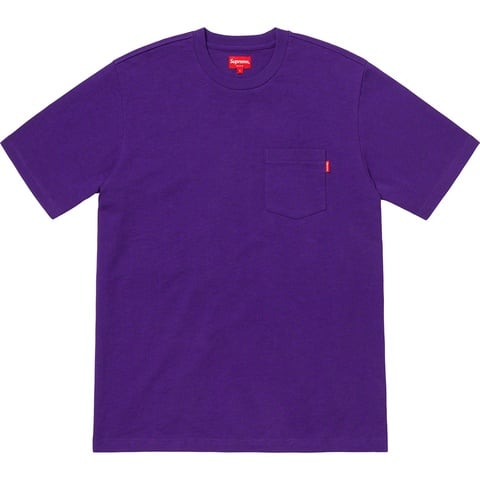 Supreme S/S Pocket Tee - Purple
